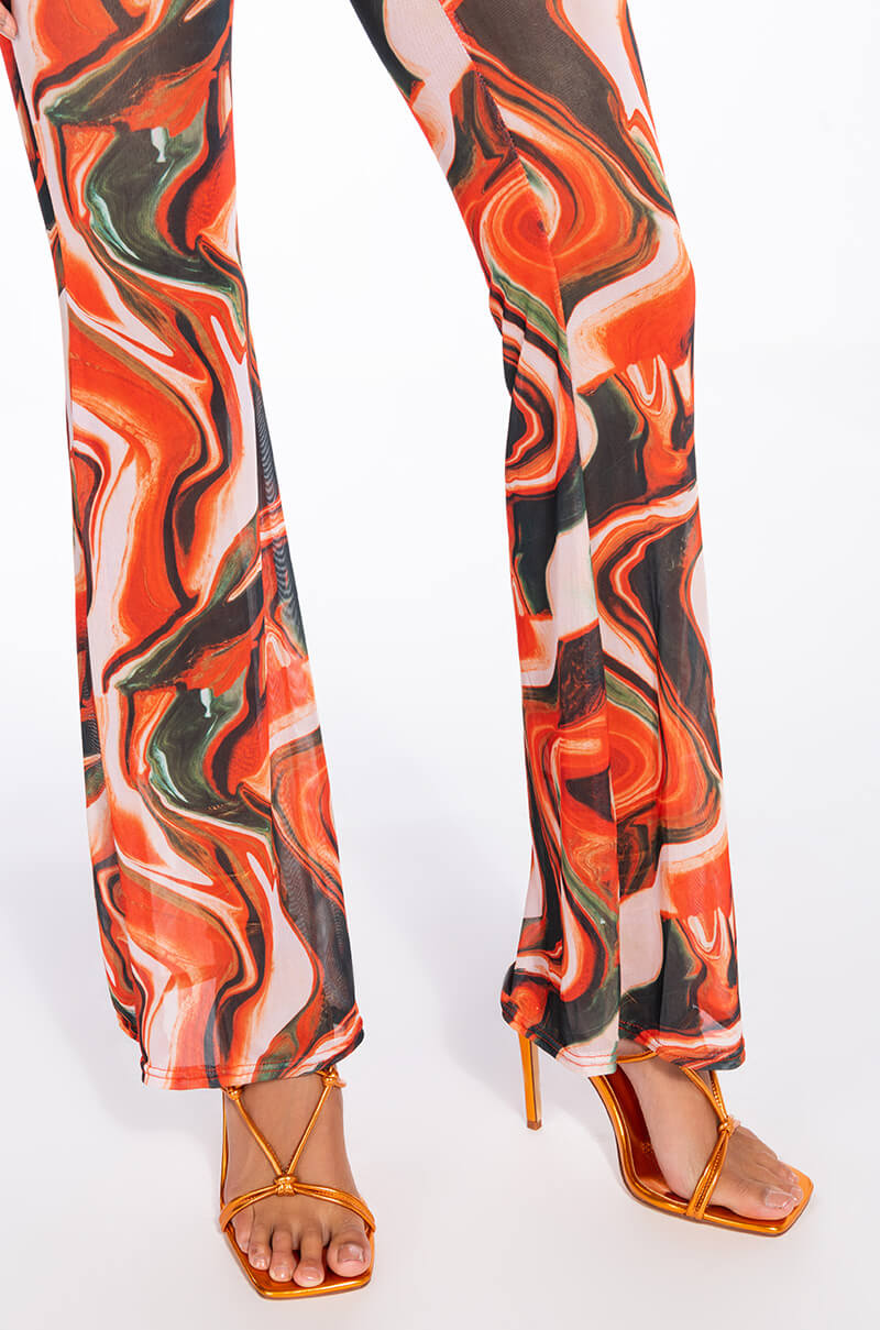 WILD WILD WEST MESH STRAIGHT LEG PANT