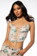 WILDFIRE LACE UP CORSET