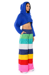 WILLA CROPPED HOODED SWEATER