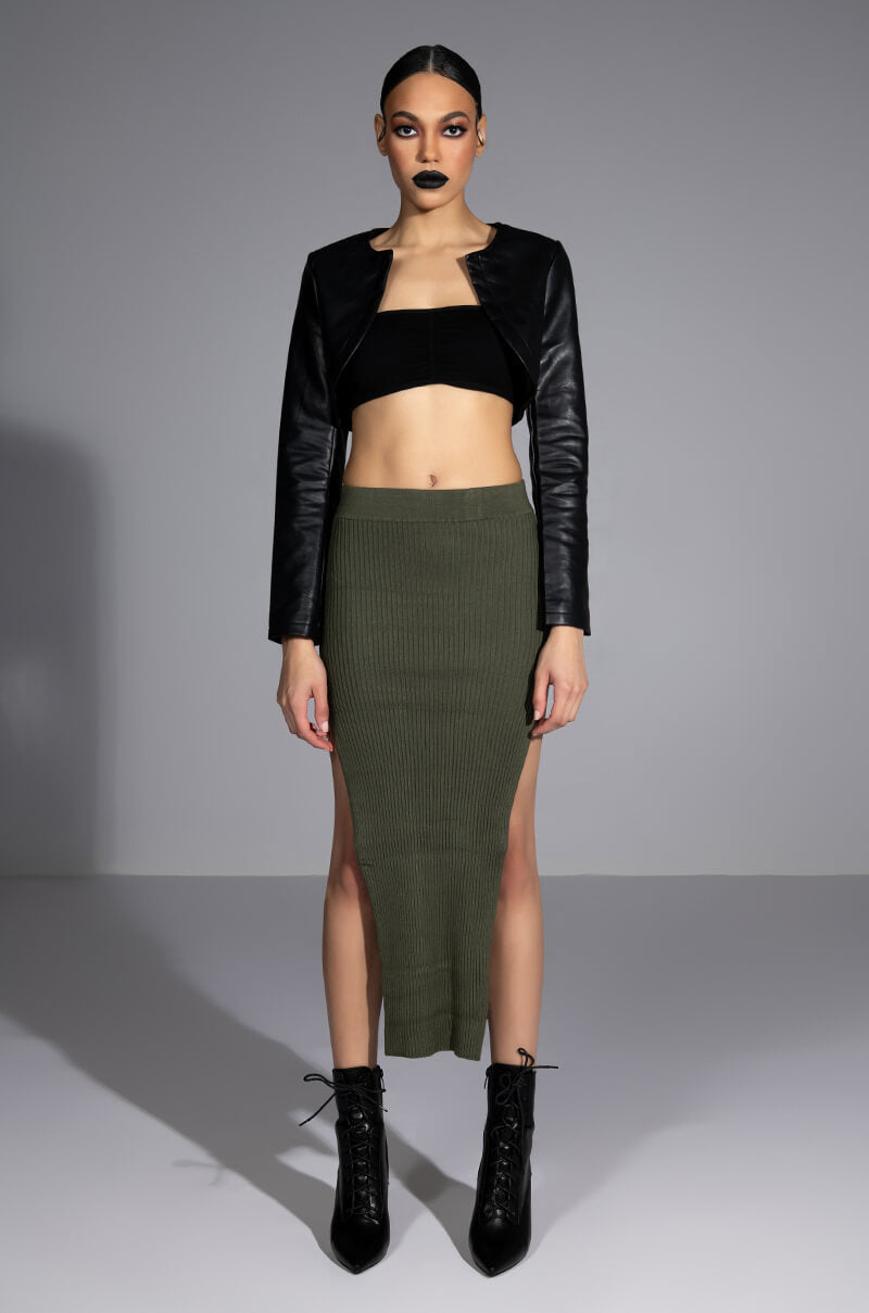 WILLA KNIT MIDI SKIRT