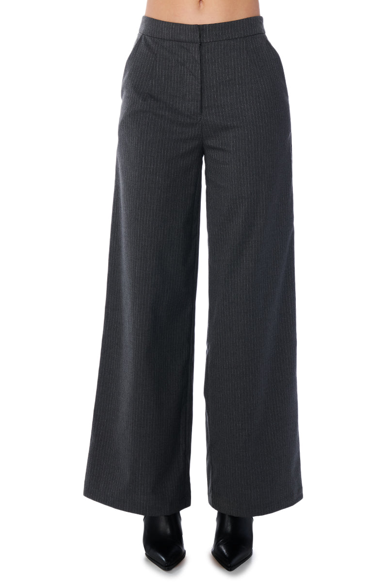 WORK HARD PLAY HARD WIDE LEG TROUSER