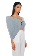 WRAP ME UP OVERSIZED BOW TOP