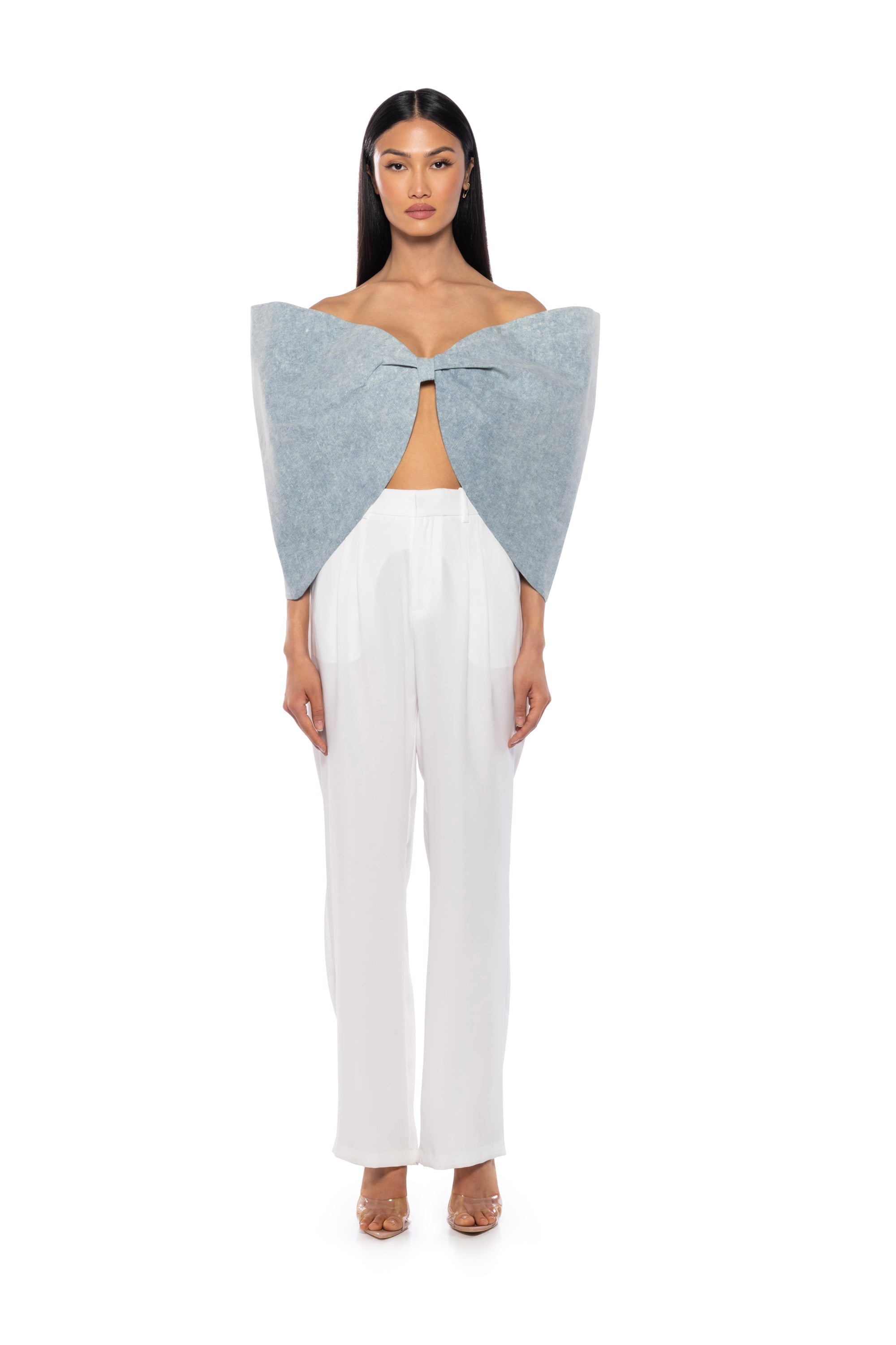 WRAP ME UP OVERSIZED BOW TOP