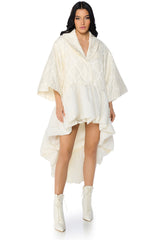 WRESTLER HI-LO BROCADE TRENCH