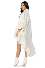 WRESTLER HI-LO BROCADE TRENCH