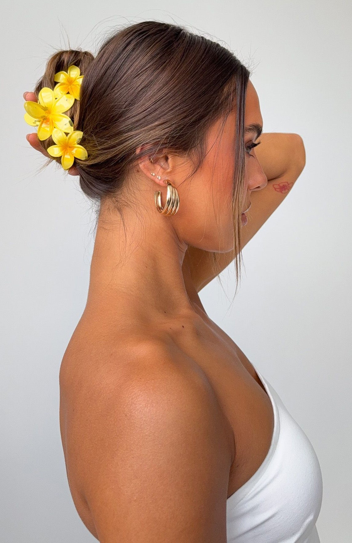 Parker Hair Clip Yellow