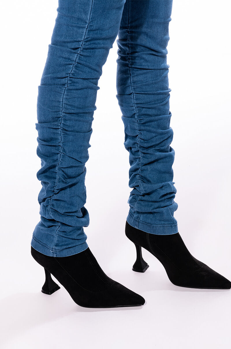 X.O HIGH RISE STACKED DENIM