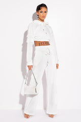 YAYA CROPPED CARGO HOODIE