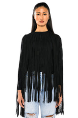 YOU ARE TROUBLE SLEEVELESS STATEMENT TOP