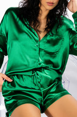 YOU WISH SATIN TIE SHORTS