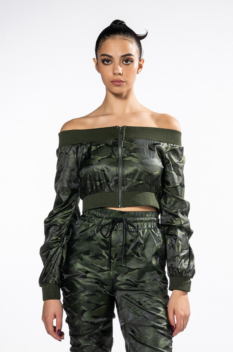 YOU'RE THE PROBLEM ZIP UP TOP