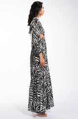 ZEBRA VIBEZ MAXI DRESS