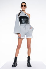 ODESSA ZIPPER DETAIL LONG SLEEVE BODYSUIT